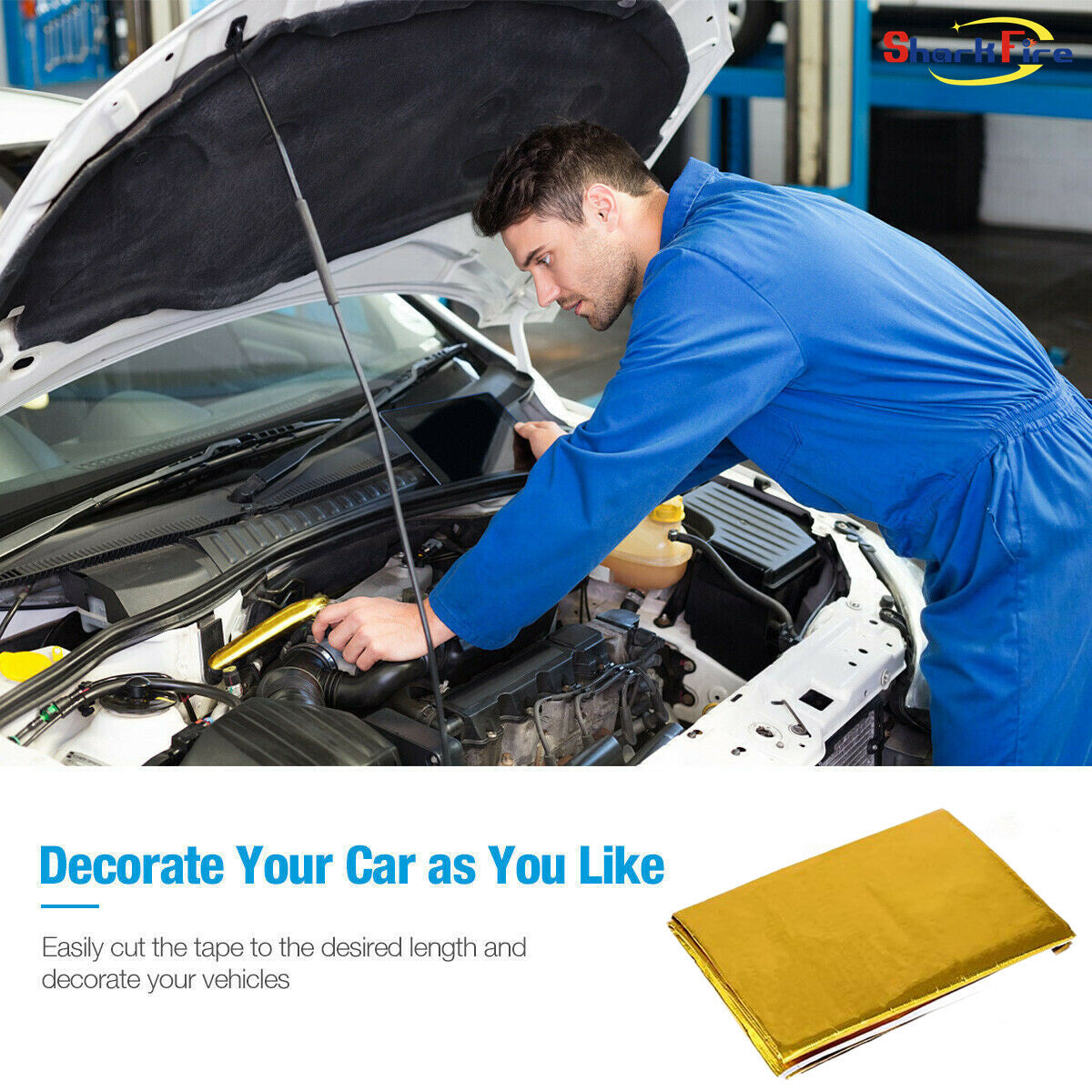 Aluminized heat insulation pad flexible hose automatically uses heat insulation plate reflective