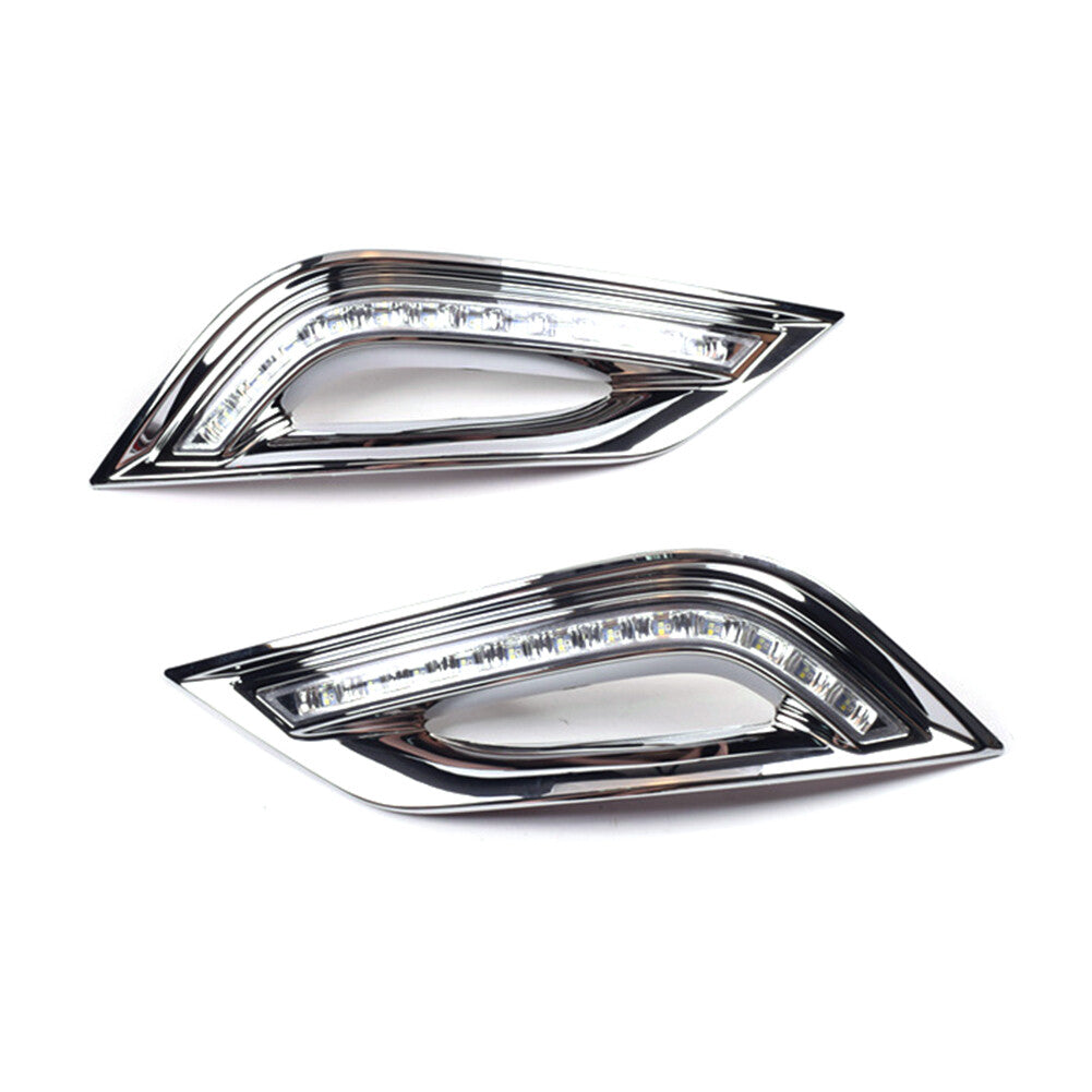 LED DRL daytime running lights, turn signals, and fog lights are suitable for Hyundai Sonata models from 2011 to 2014.