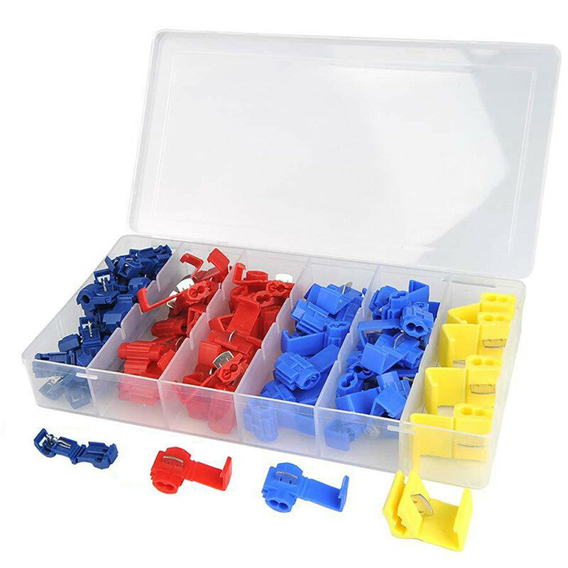 65Pcs Car Electric Wire Cable Connectors Splice Terminals Crimp Non Destructive