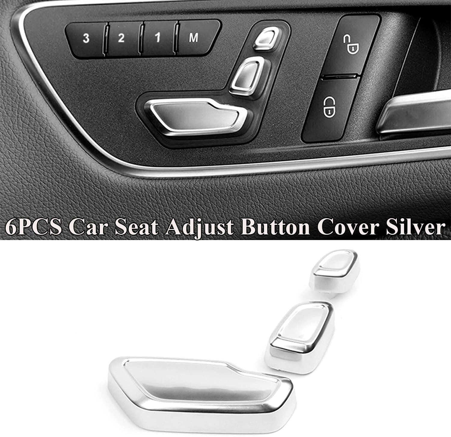 Car for Seat Adjust Switch Button Cover Trim for Benz A B C E GLA CLA GLE GLS Class