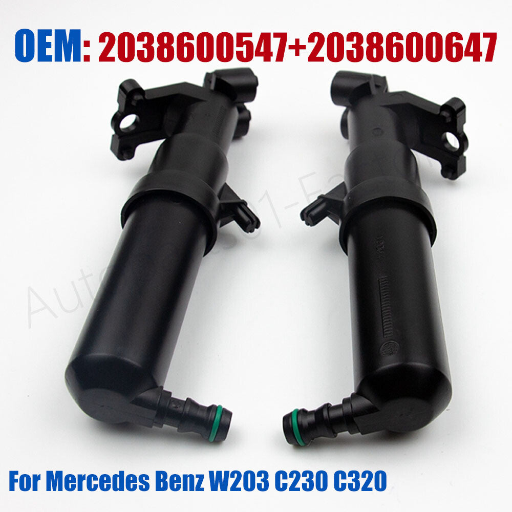 Left Right Windscreen Wiper Nozzle Washer Jet for Mercedes-Benz W203 C230 C320