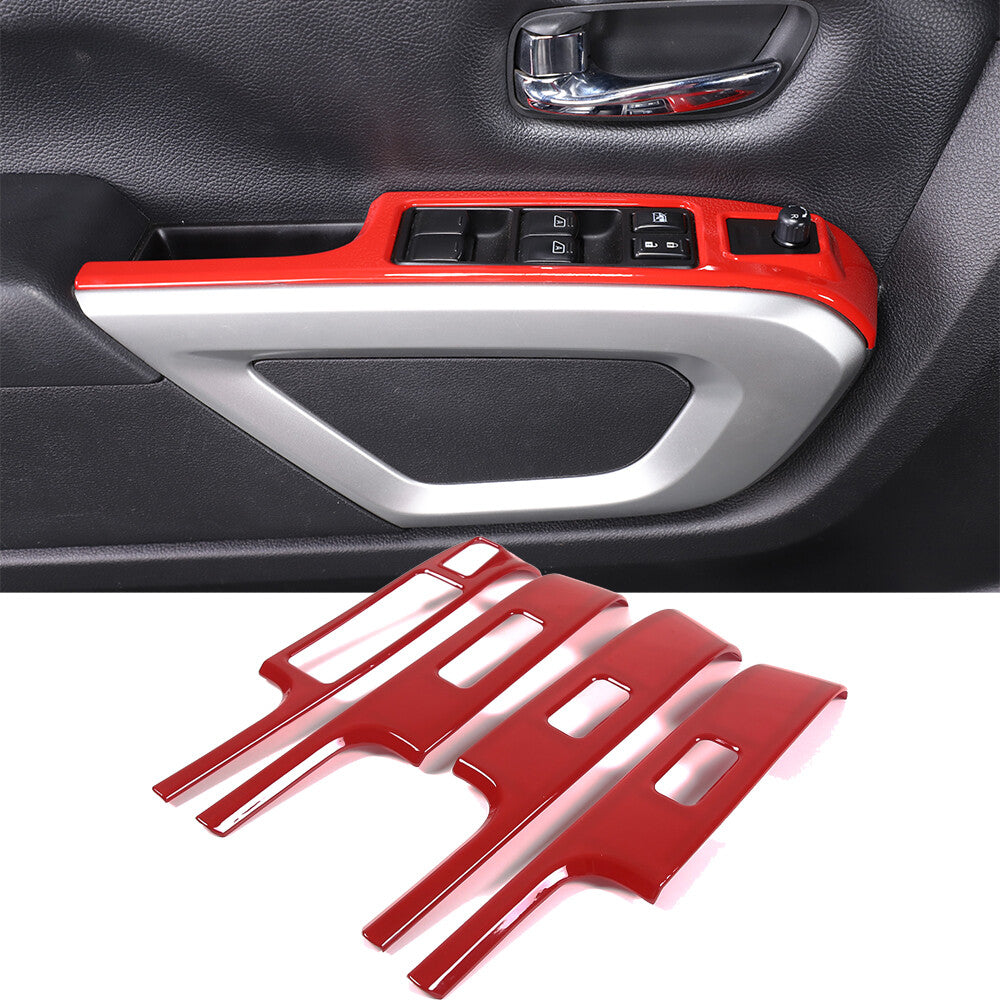 Glossy black ABS front fog light trim cover suitable for Cadillac for Escalade models 21-23.