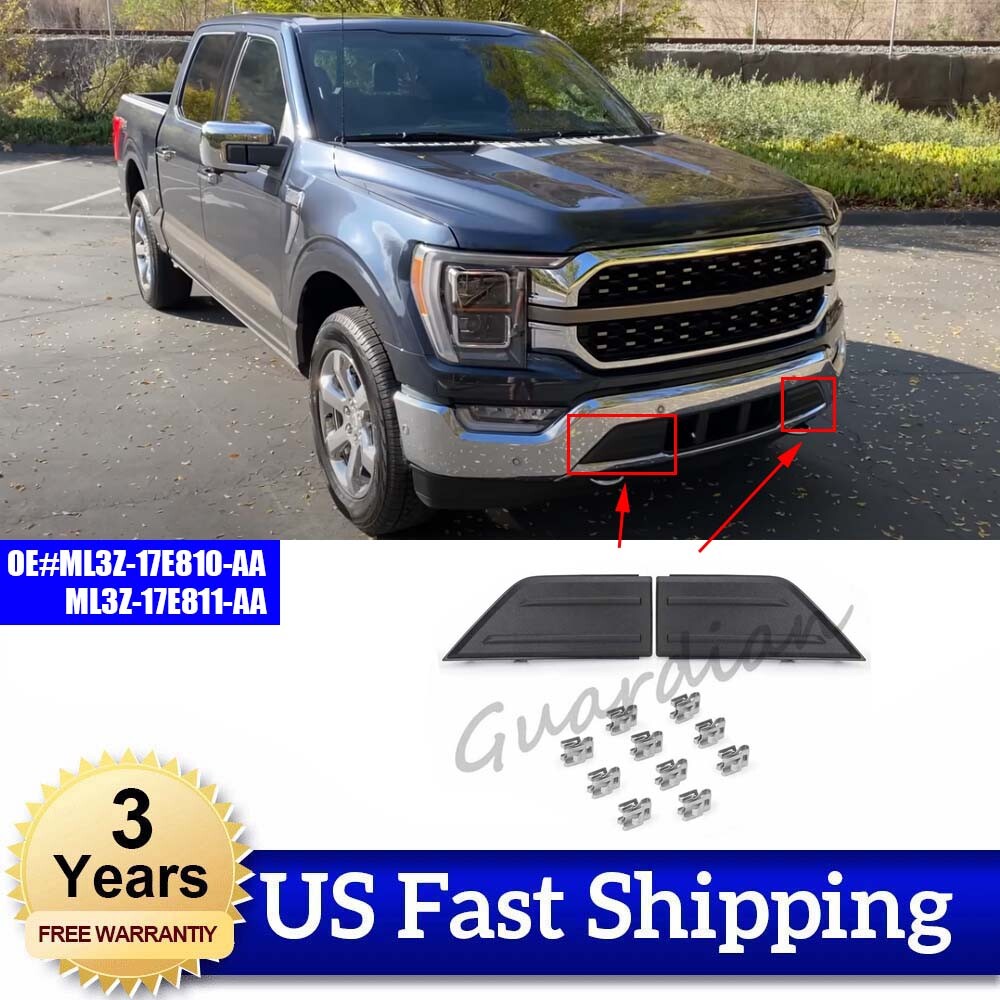 Waterproof Front Bumper Corner Panel Cover ML3Z-17E810-AA ML3Z-17E811-AA Trim