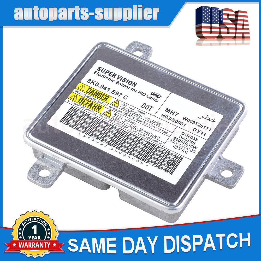 8K0941597 is a for Volkswagen xenon ballast HID control unit module suitable for Audi A3, A4, A5, A6, Q3, and Q5.