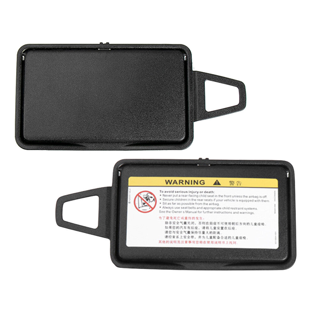 2Pcs Black Sun Visor Mirror Frame Cover Left+Right For E320 E500 E550 2003-2009