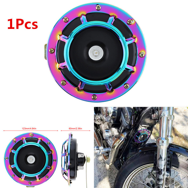 1PC Motorcycle Compact Electric Blast Tone Loud Horn 12V 115DB Speaker Horn