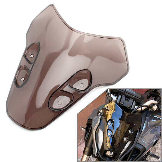 Motorbike Windshield Wind Deflector Windscreens for Yamaha MT07 2021-2022 Smoke