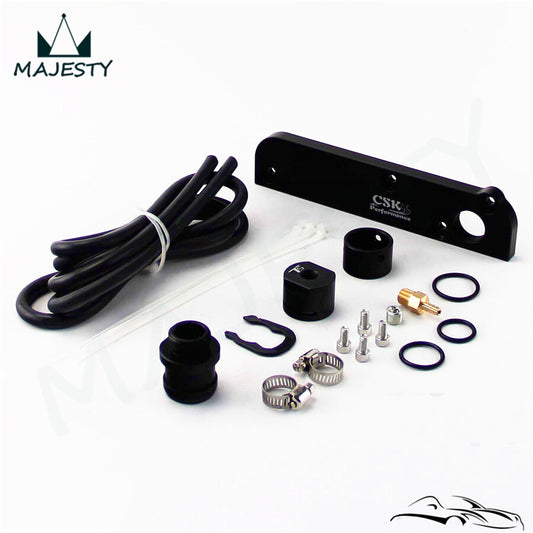 Fits for VW / for Audi 2.0T FSI Torque Solution Billet PCV Adapter w/ Boost Cap Kit BK
