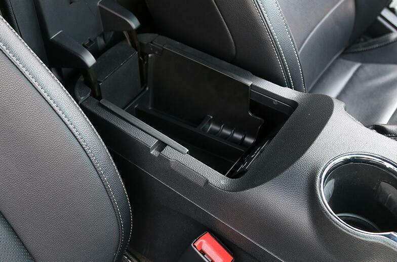 Fit for Ford for Mustang 2015-2022 Paint Black Central Control Armrest Box Trim 1PCS