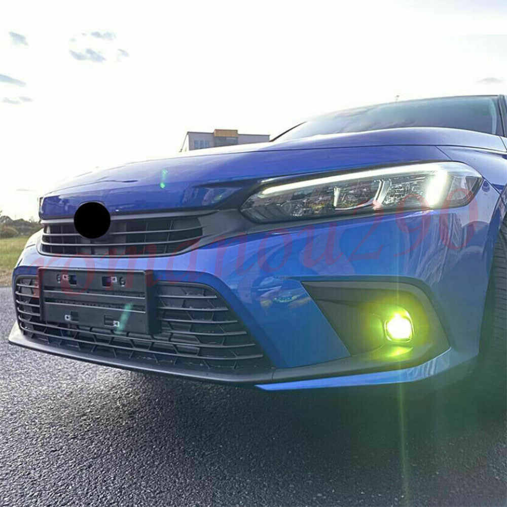 for Honda for Civic Sedan 2022-23 LED Front Bumper Fog Lights w/Cable Switch replace