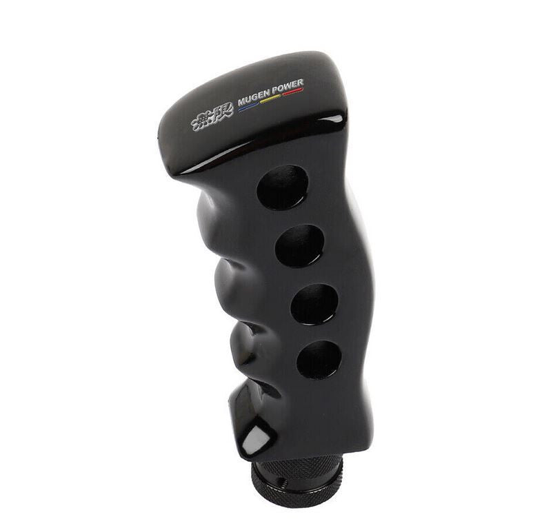 Car manual gear shift bar, Mugan slotted pistol grip, black, for Honda