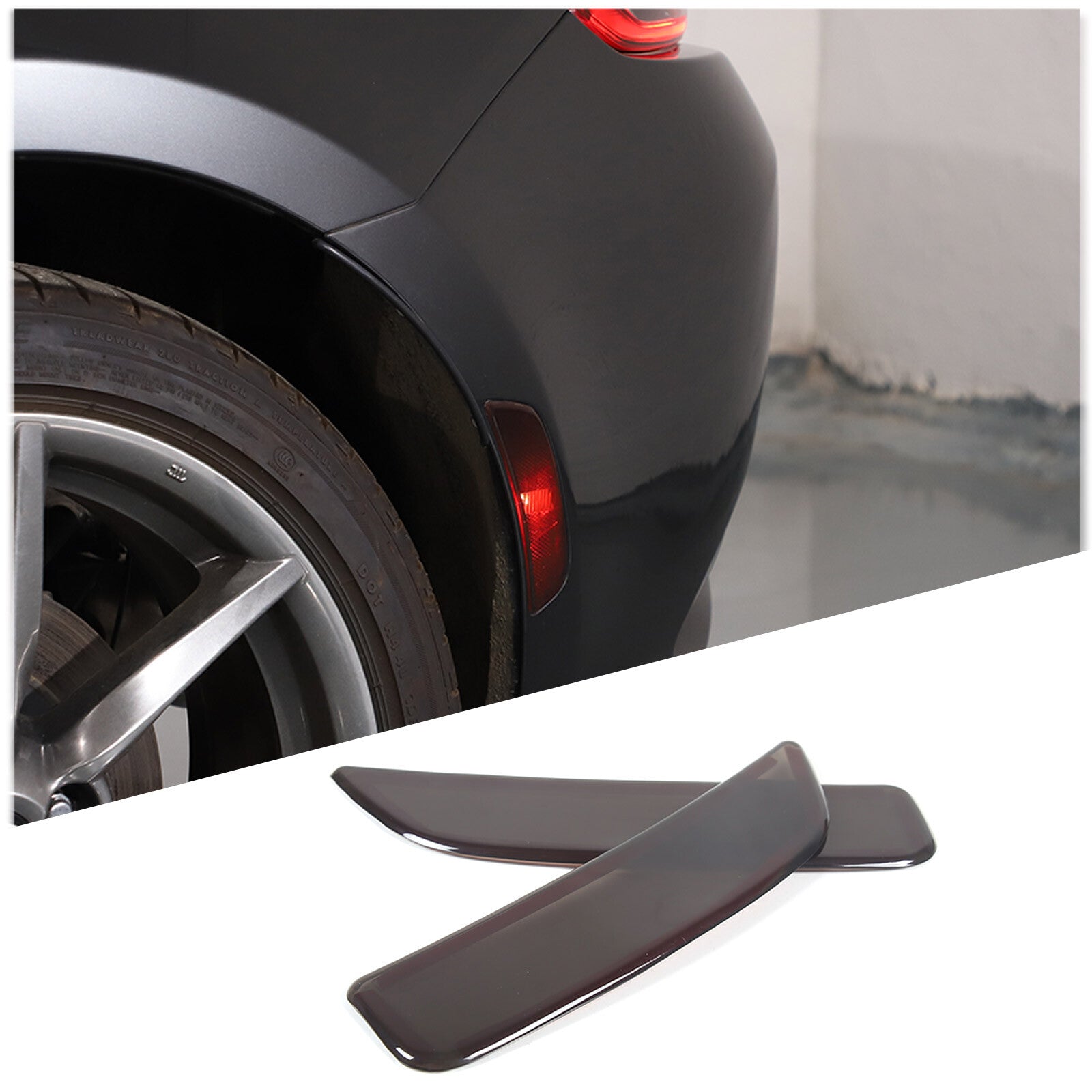 ABS carbon fiber interior door panel trim strips suitable for Honda Pilot 2016 - 2022
