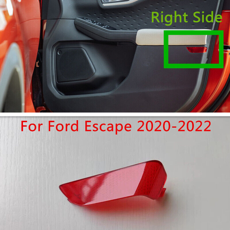 Red Front Right Door Panel Reflector Light Lens Cover for Ford Escape 2020-2022