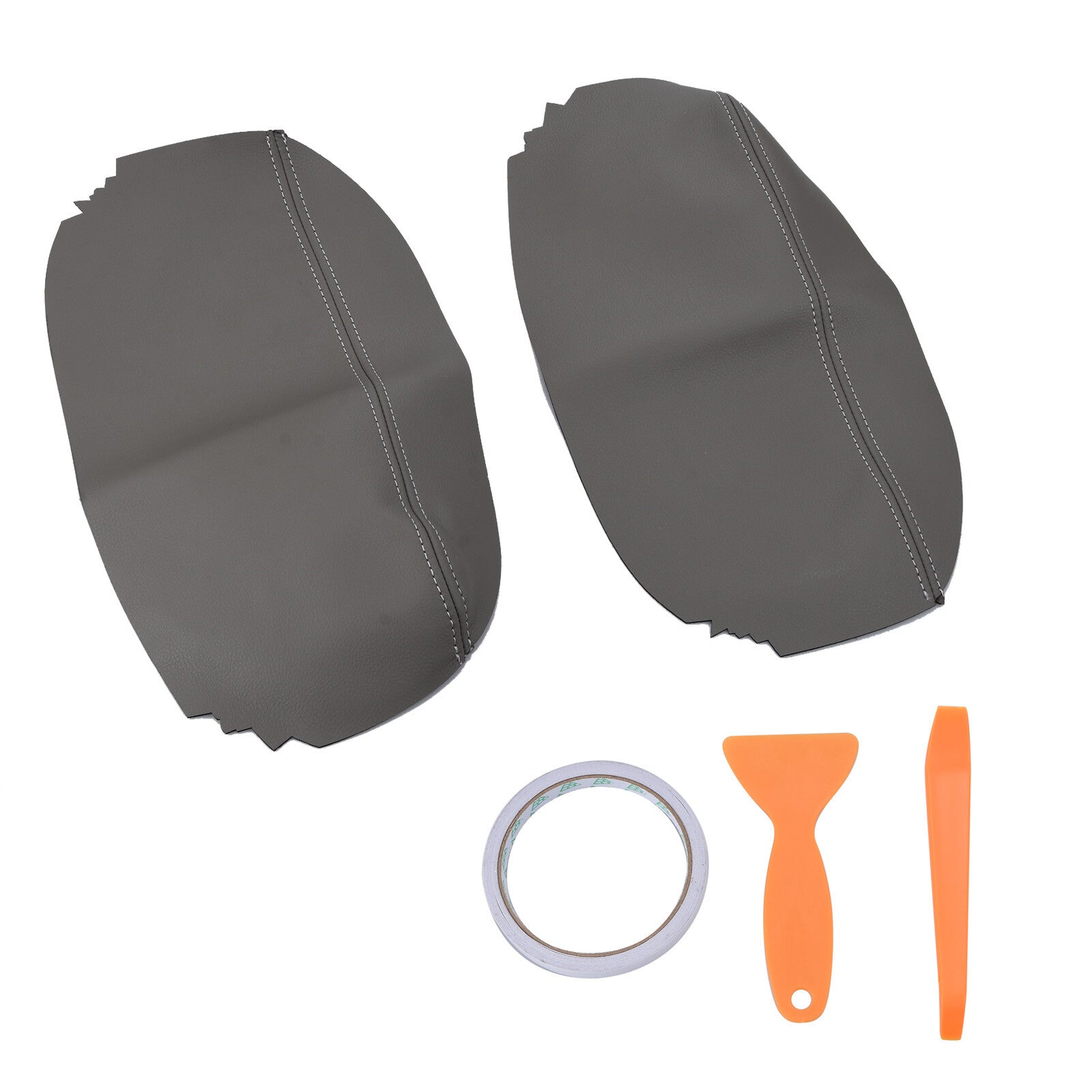 Fits For 05-10 for Acura RL Synthetic Leather Armrest Center Console Lid Cover Skin