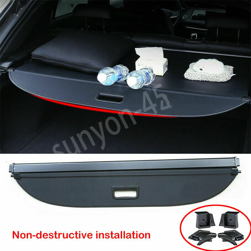Rear Trunk Cargo Luggage Cover Security Shield Shade for Cadillac XT4 2019-2021