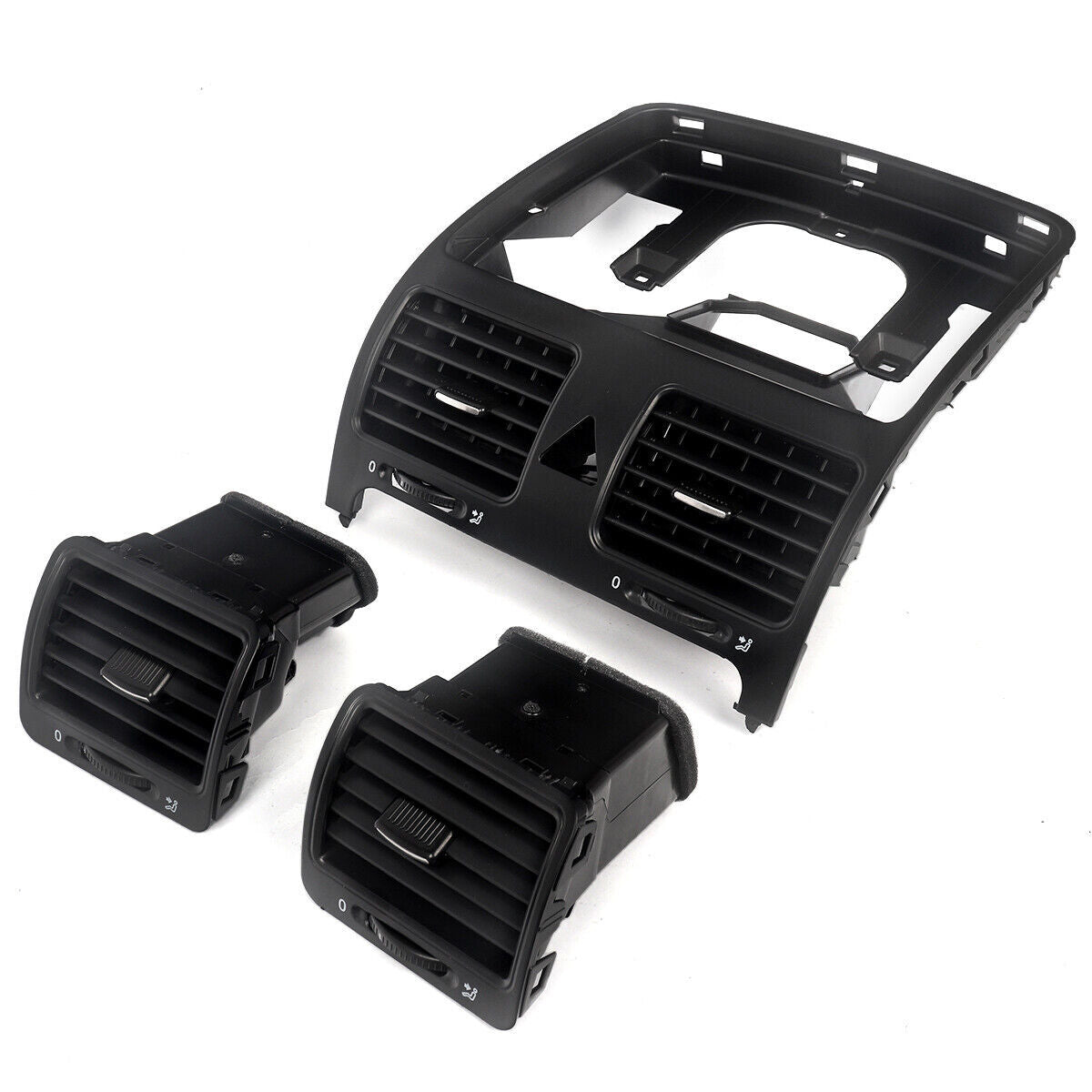 3x Front Dashboard Center Air Vent Outlet for VW for Jetta GTI for Golf MK5 Rabbit