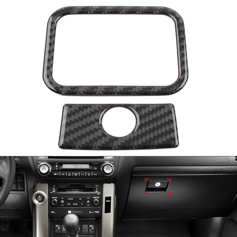 2 Pcs Glove Box Switch Cover Trim for Toyota for Land Cruiser Prado 2010-2018