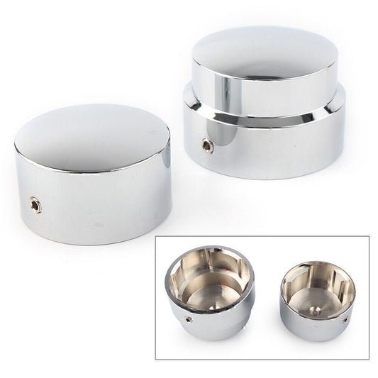 Chrome Rear Axle Nut Cover Cap Sets for Harley XG 2015 -up XL Dyna 2008 - up