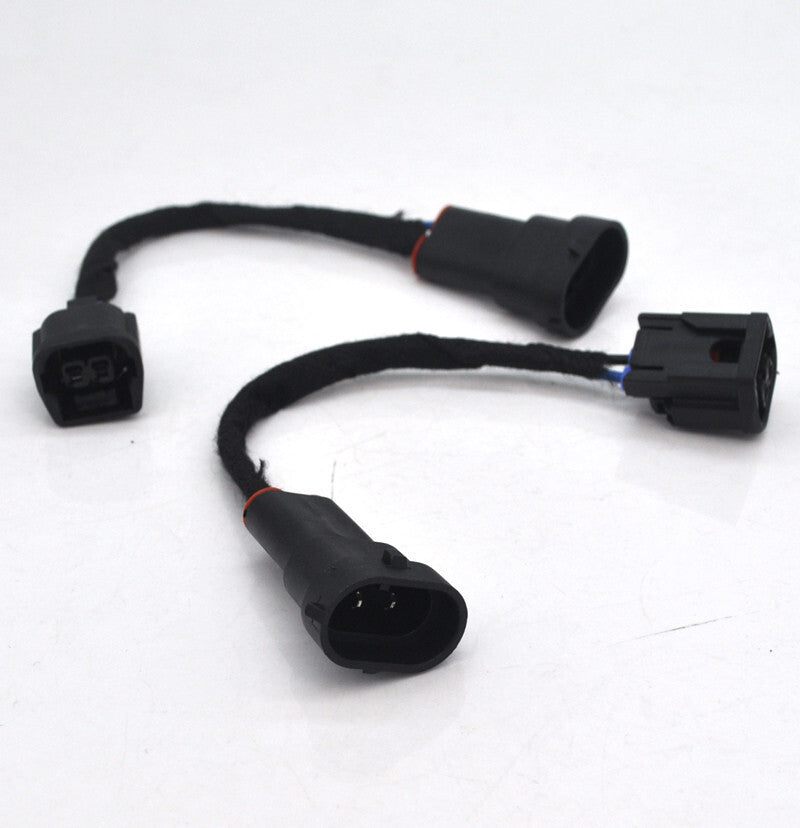 2 Fog Light Adapter Harness for 13-15 for Honda Accord 4dr H8 Halogen to 2016-17 LED