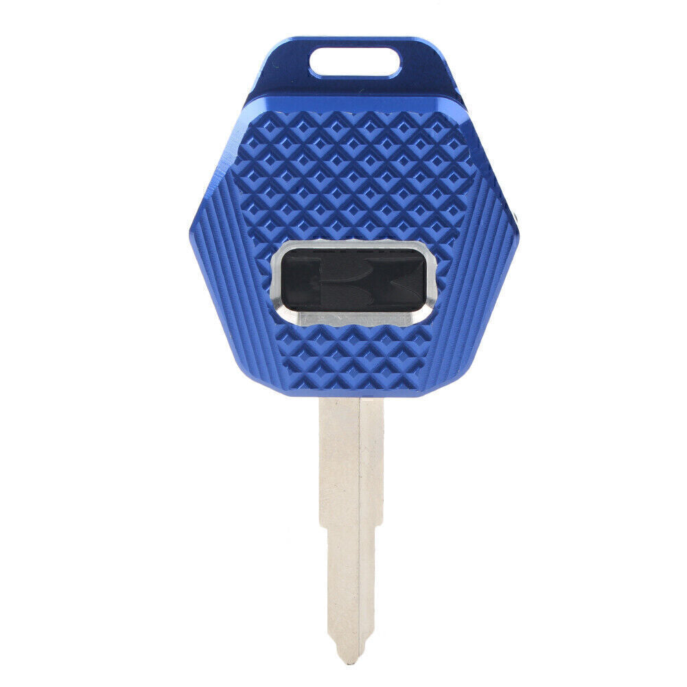 Motorcycle Key Shell Case Cover for Kawasaki ZX6R ZX7R ZX9R ZX10R Blue