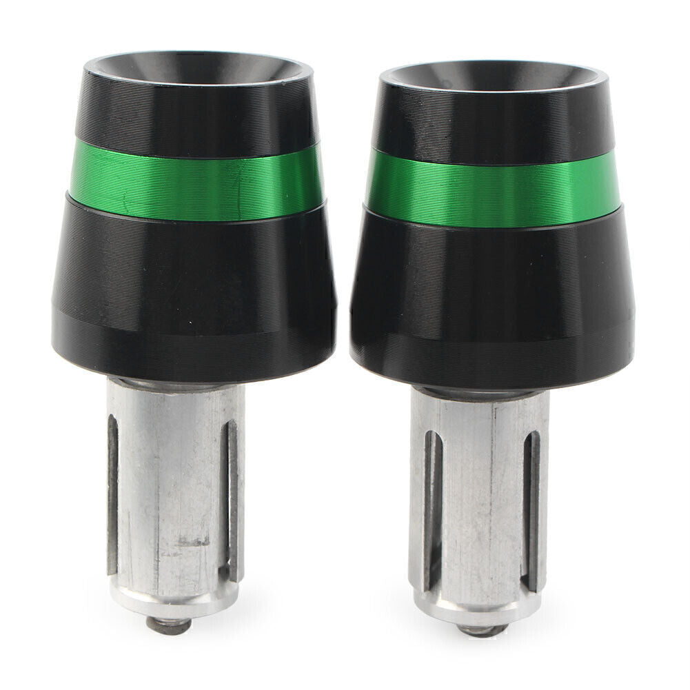 Fit for Harley for BMW for Ducati for Honda 26mm Hand Bar Ends Handlebar End Plug Grips Green