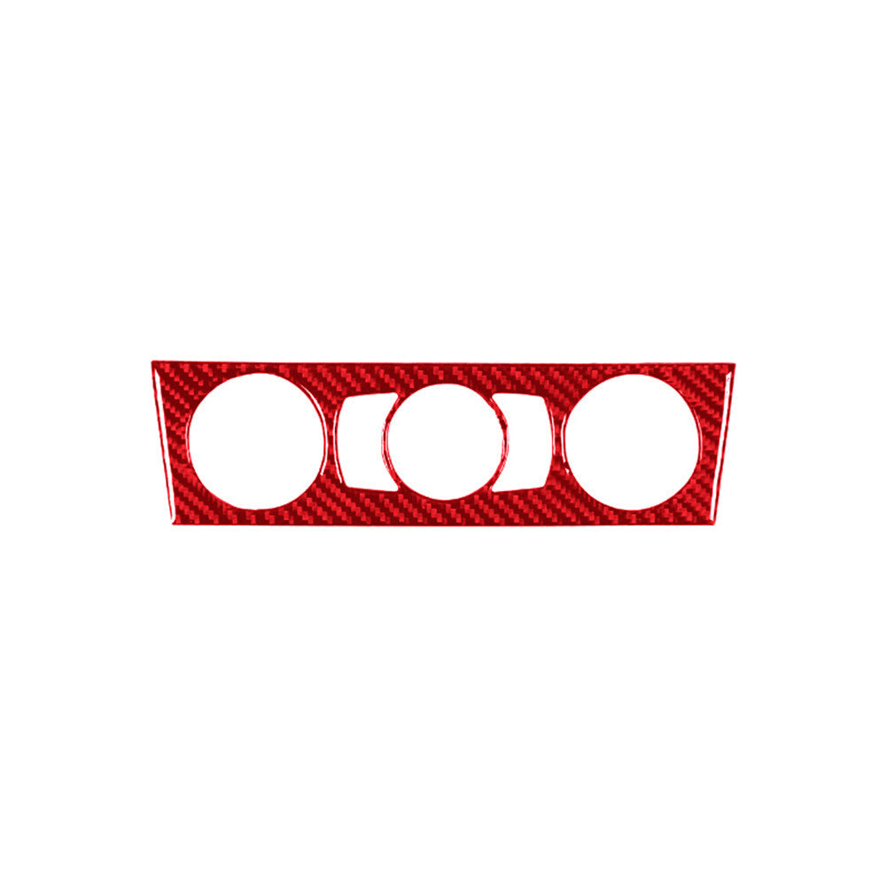 Air-Con Knob Panel Trim Cover for BMW 1 Series Convertible E82/E88 2008-2013 Red