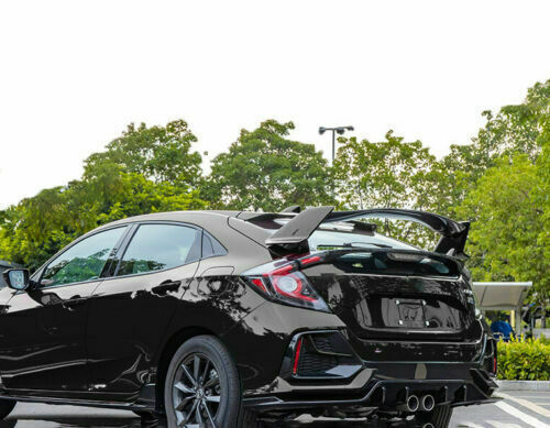 for Honda for Civic Hatchback 2017-21 TYPE-R Black Rear Trunk Spoiler Tail Wing Bar