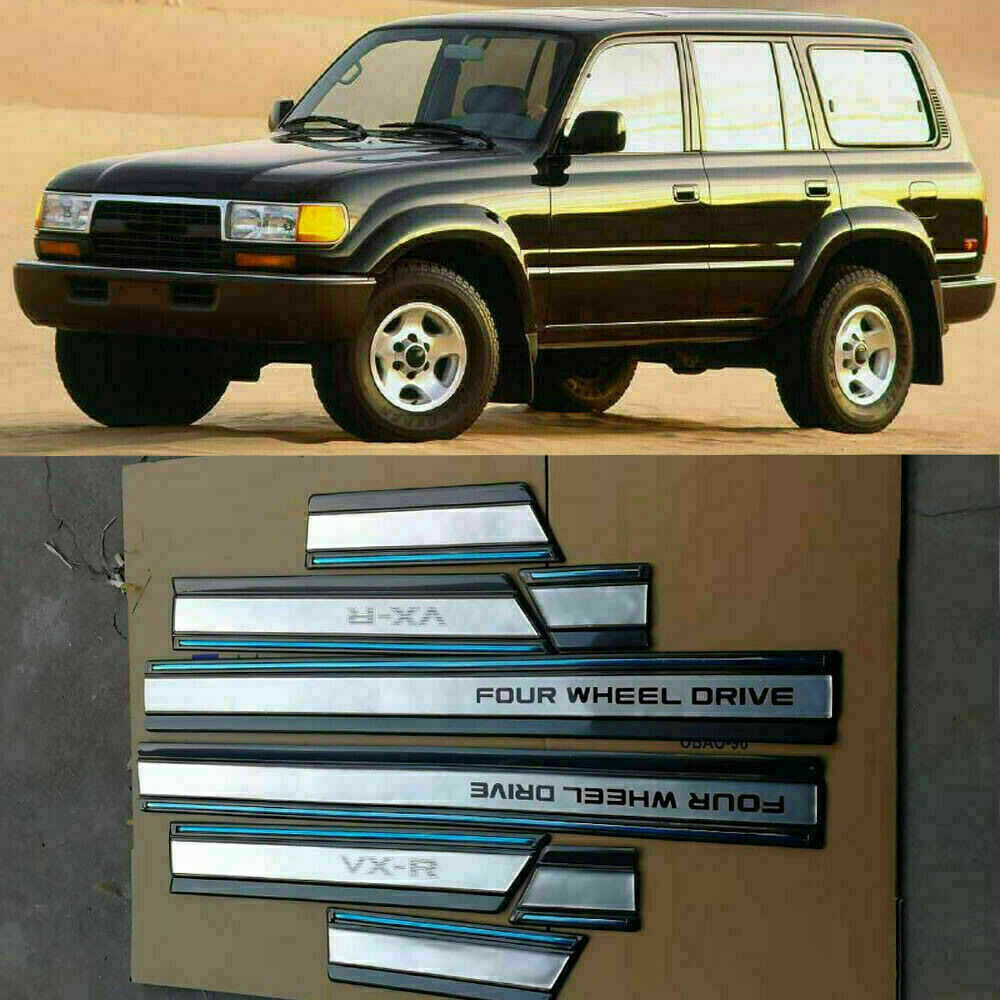 for Toyota for Land Cruiser LC80 FJ80 91-96 Wheel Drive Side Door Molding Trim Cover