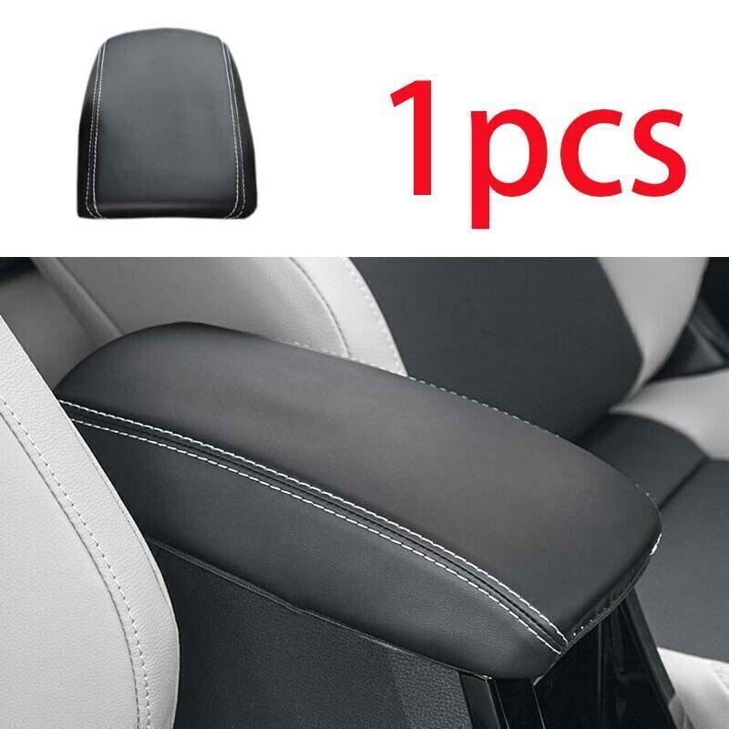 1X Leather Console Armrest Storage Box Cover Trim 22-24 for Toyota for Corolla Cross