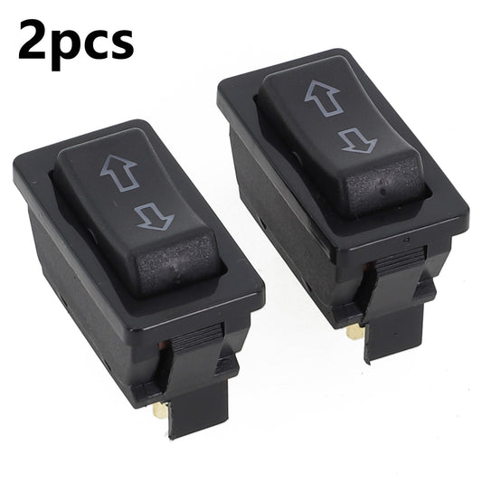 2-pack 12V 20A Bipolar Up + Down Toggle Switch Flashing Switch Screw Terminals