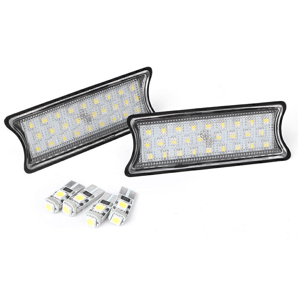 LED Interior Dome Light Lamp White for 2003 2004-2010 for BMW 5 Series E60 Sedan 2PC