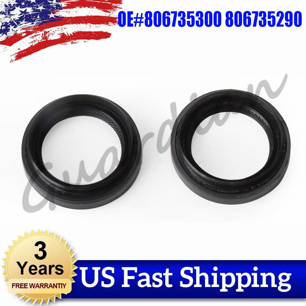 L+R 2x Front Drive Axle Seals Set 806735300 806735290 NEW for Subaru Forester