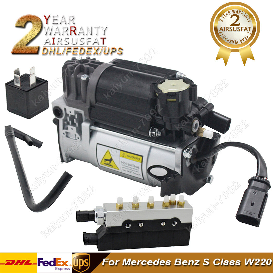 Air Suspension Compressor Pump Valve Block Relay for Mercedes W220 A2113200304
