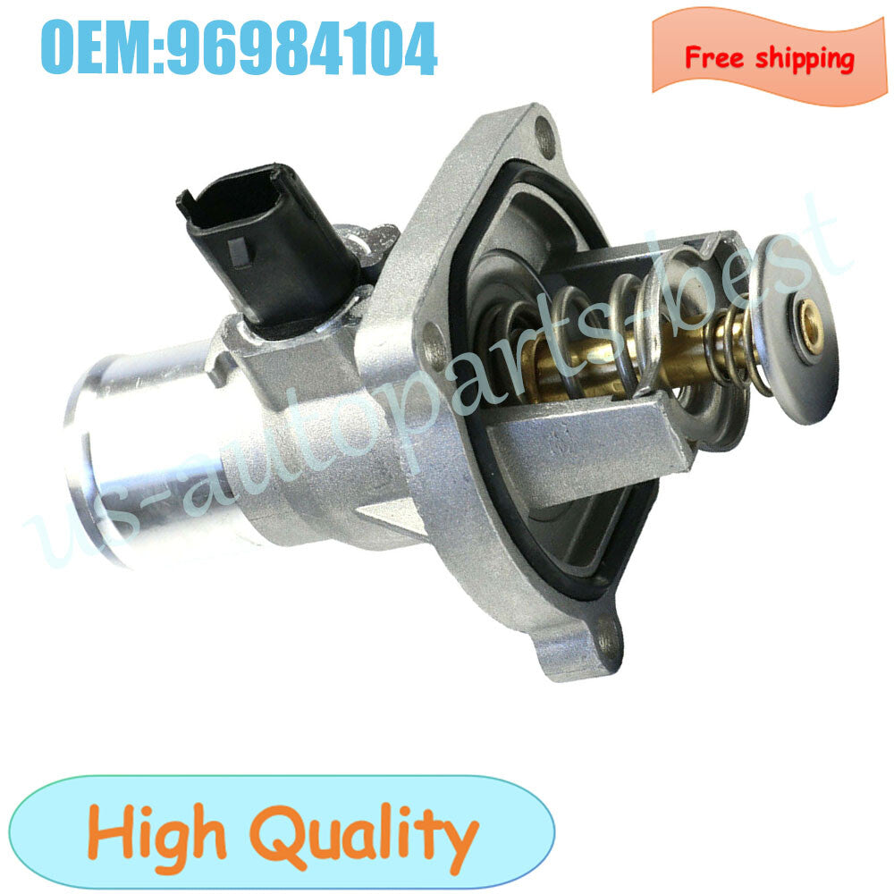 Engine Coolant Thermostat Assembly for Chevy Aveo for Cruze Sonic 96984104