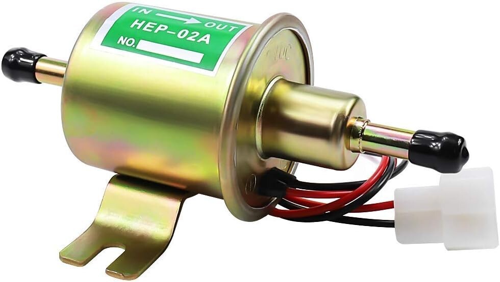 Electric Fuel Pump for Lawn Mower Carburetor Gas Diesel Engine 2.5-4psi HEP-02A