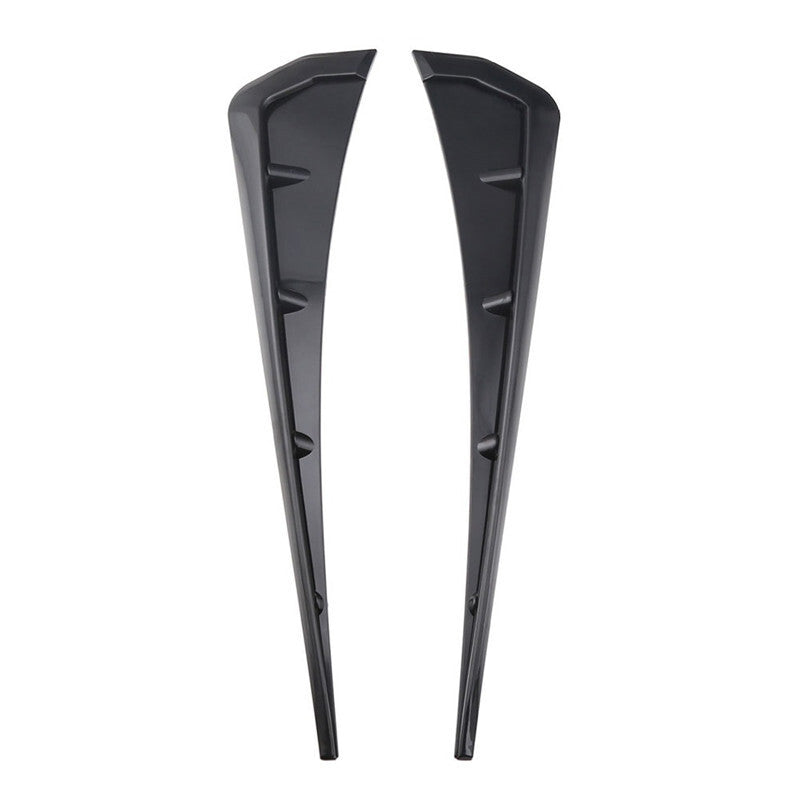 Car Universal Black ABS Side Fender Side Vent Air Wing Flow Cover Trim Sticker