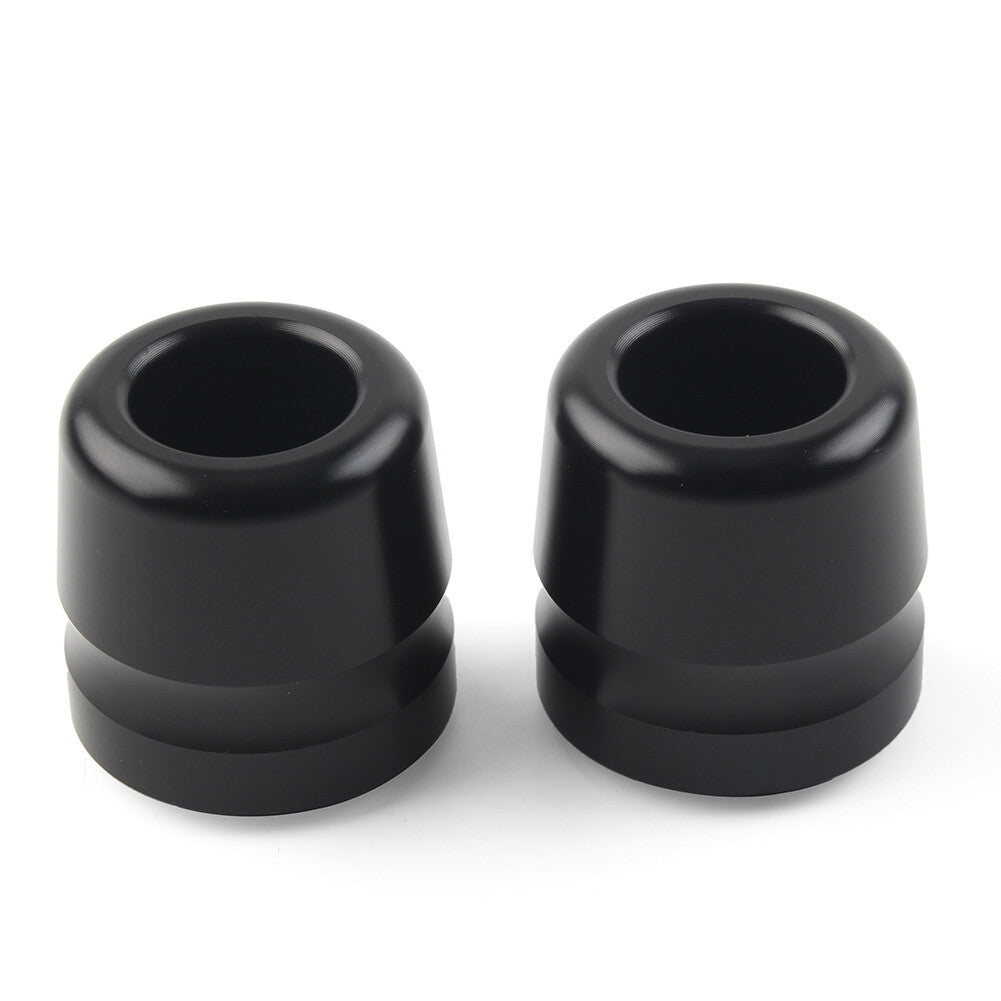 2¢ª CNC-Lenkergriffe Bar End Slider Cap f¨¹r for BMW S1000RR HP4 S1000R F800R Schwarz