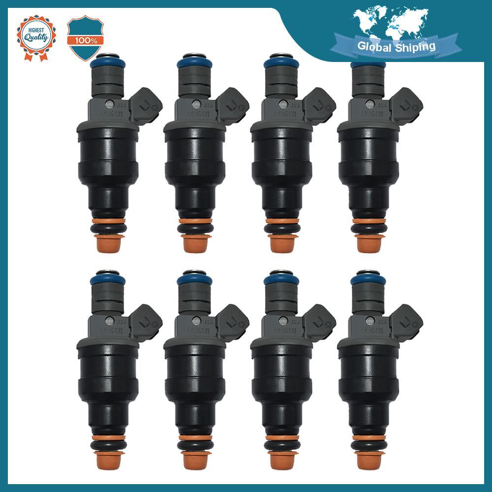 8pcs fuel injectors with EV1 design, suitable for GM TPI 22lb/3bar 5.7L 5.0L 1985-1992 for Corvette Camaro