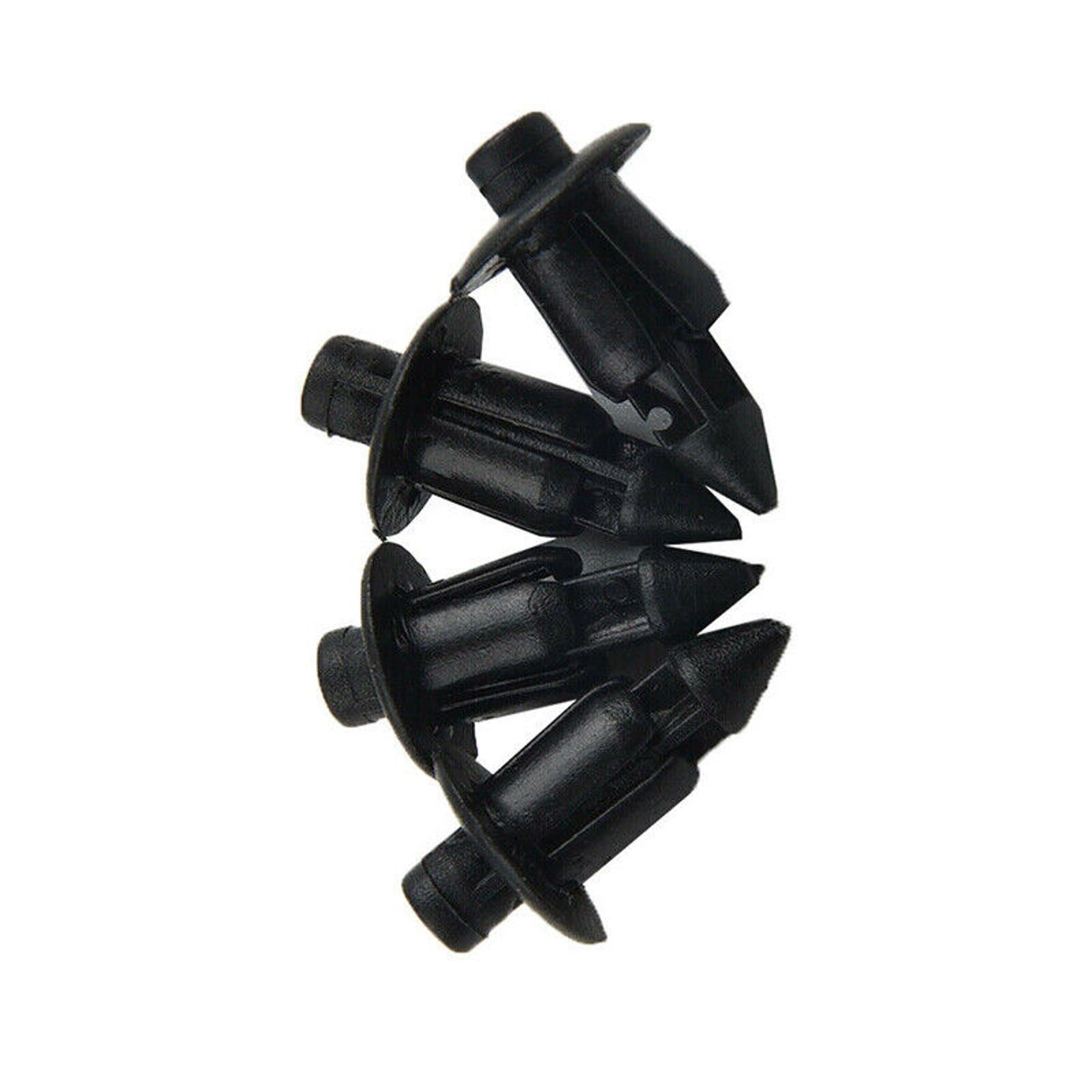 100PCS Car 6mm Hole Plastic Rivets Fasteners Auto Fender Bumper Push Pin Clips