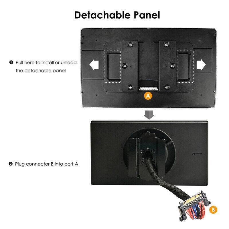 10.1 Single Din Android 10.0 WIFI Car Radio GPS Navigation 360¡ã Rotation Screen