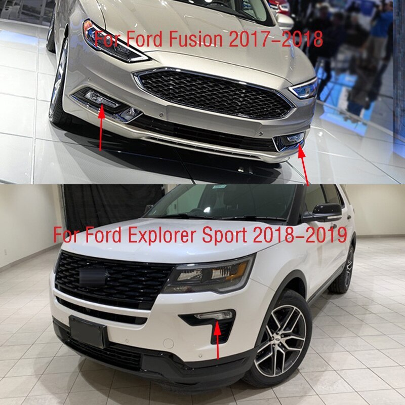 Applicable to 2018-19 for Ford Explorer right front fog light LED daytime running light DRL