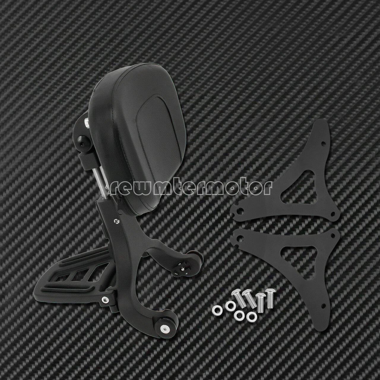 Adjustable Driver  Passenger Backrest Mounting Kit Fit for Harley Touring 14-20