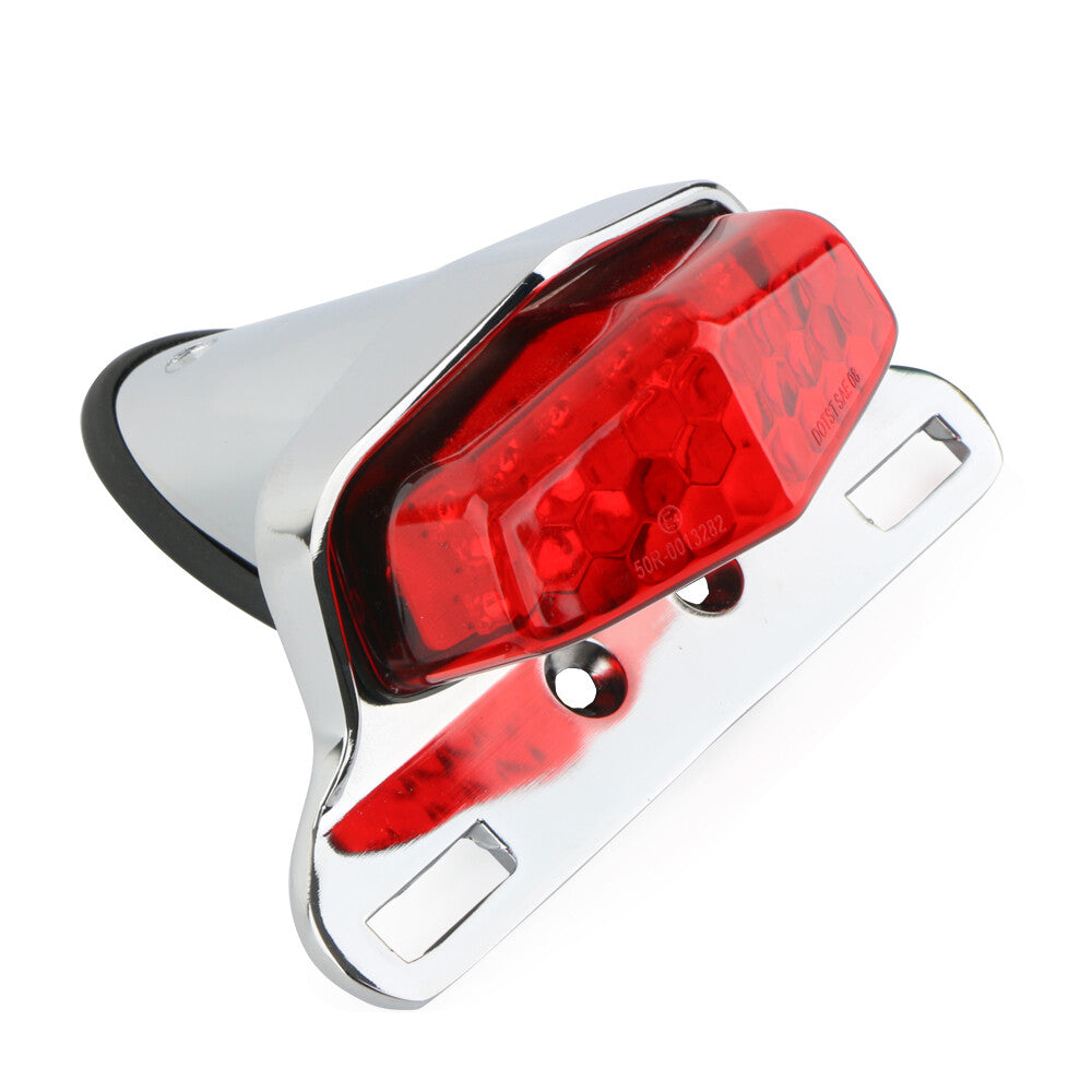 Motorcycle LED taillights and license plate lights suitable for Chopper for Harley Cafe Racer