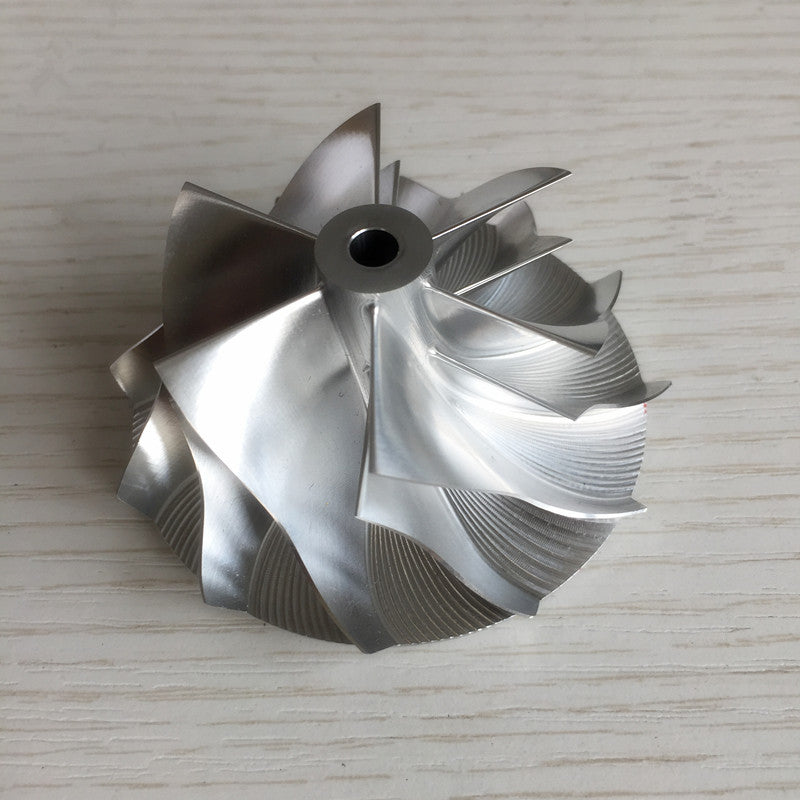 GT15-25 702549-0008HF V1 50.20/65.00m 6+6 Performance Billet Compressor Wheel