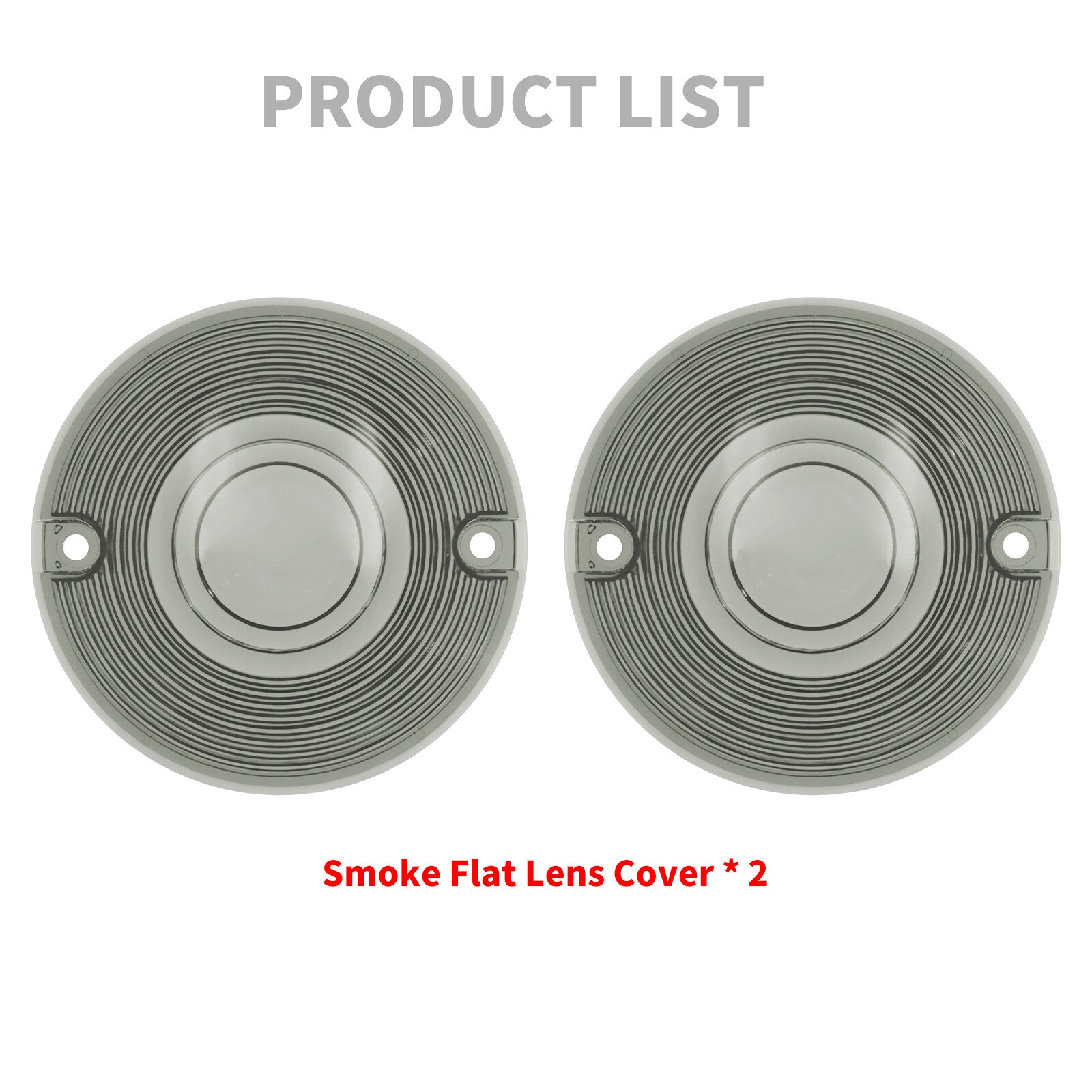 Smoke Turn Signal Light Lens Cover for Harley Touring Road Electra Glide 86-2023