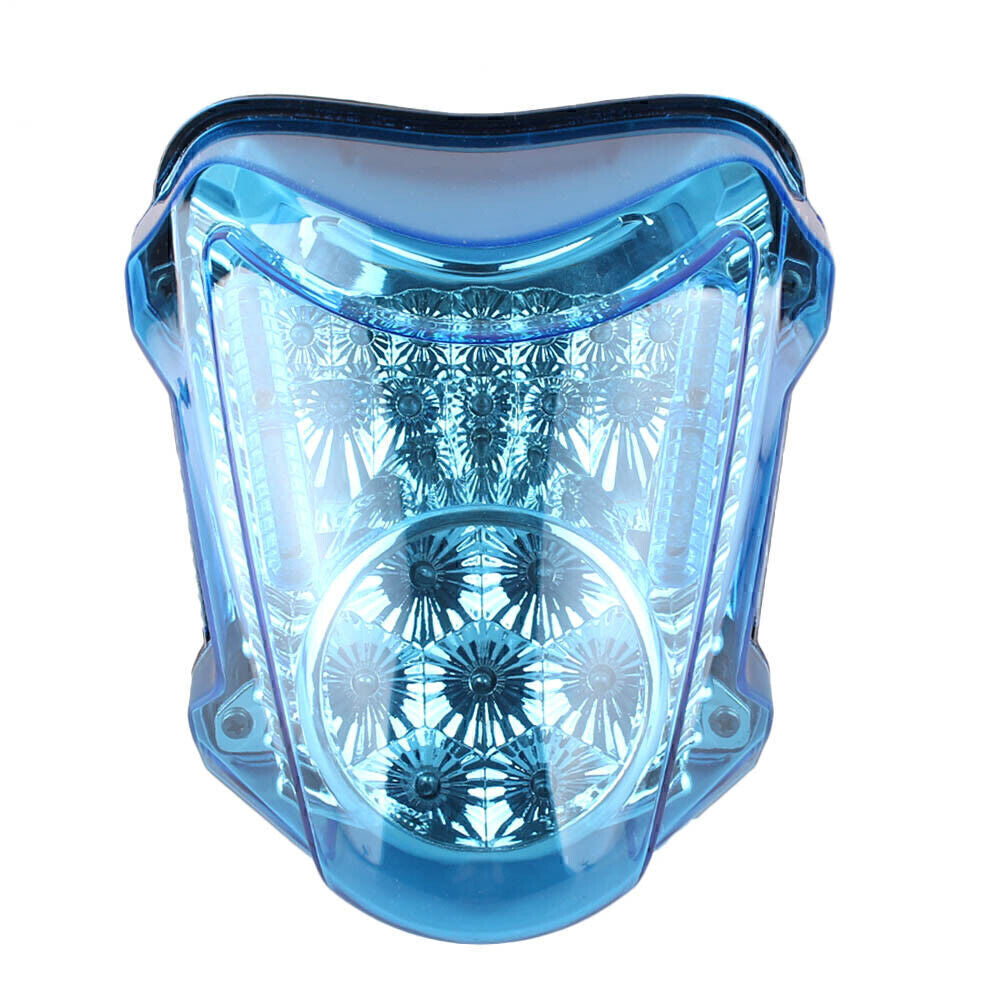 for Suzuki Hayabusa GSX1300R 08-2013 Blue LED Brake Rear Tail Light Turn Singal