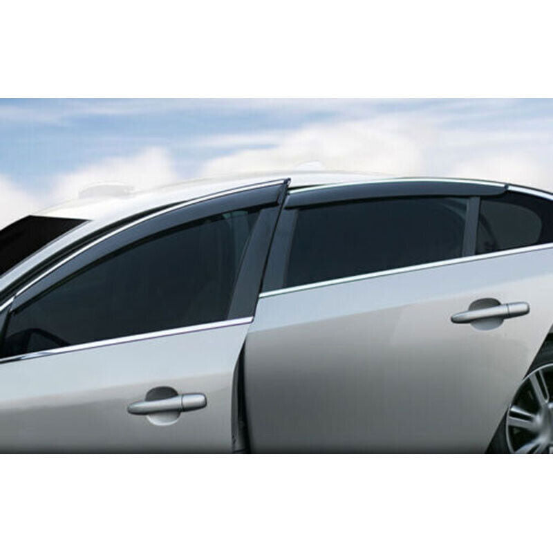for Volvo XC60 2018-23 ABS Black Side Window Visor Sun Rain Vent Shield Guard 4x