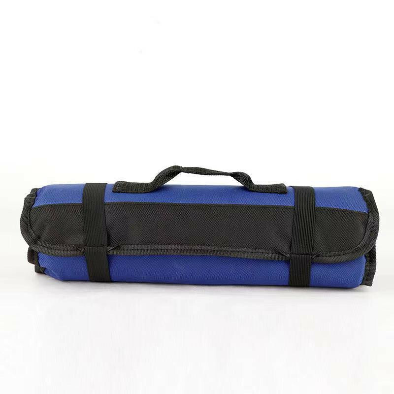 Multifunction Blue Roller Tool Handles Bag Oxford Canva Instrument Package Case