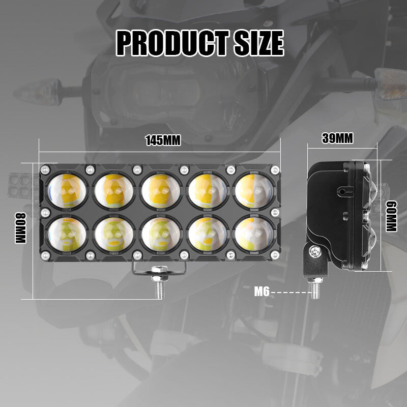 1PC 40W LED Work Light Bar Fog Driving Lamp Spot Pods Truck SUV ATV Motorcycle