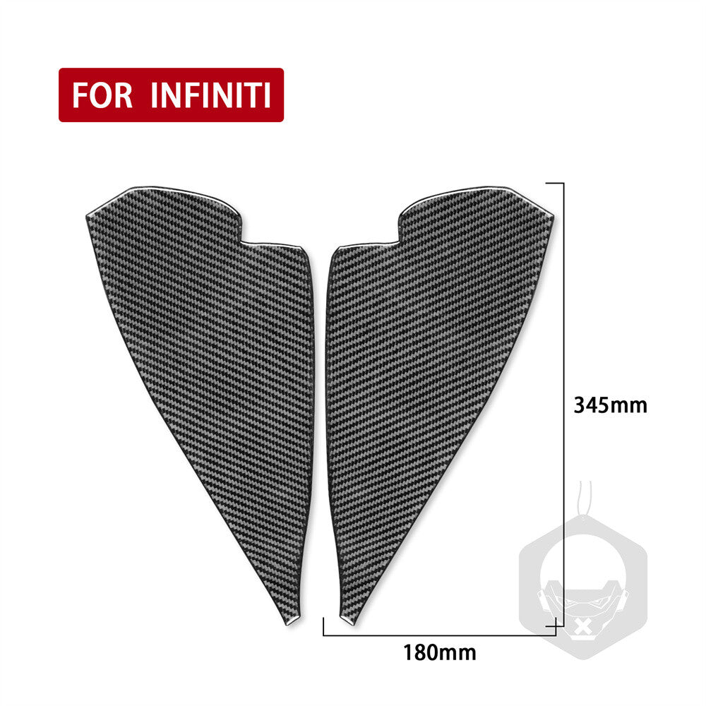 Carbon Fiber Door Buffer Cushion Mat Panel Trim for Infiniti G37 Sedan 2007-2009